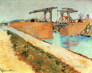 El puente Langlois en Arles con la carretera que bordea el canal Vincent van Gogh Pinturas al óleo